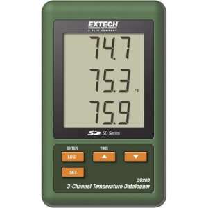 Hőmérséklet adatgyűjtő, adatrögzítő Extech SD 200 -100 tól 1300°C-ig 94938064 