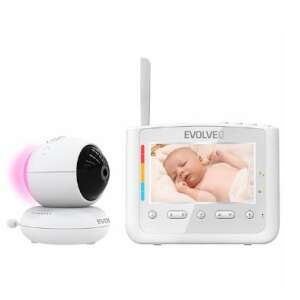 Evolveo NL4 bébi monitor éjszakai fénnyel és forgó kamerával (BMOCAM-NL4) 94938104 Bébiőr & Légzésfigyelő