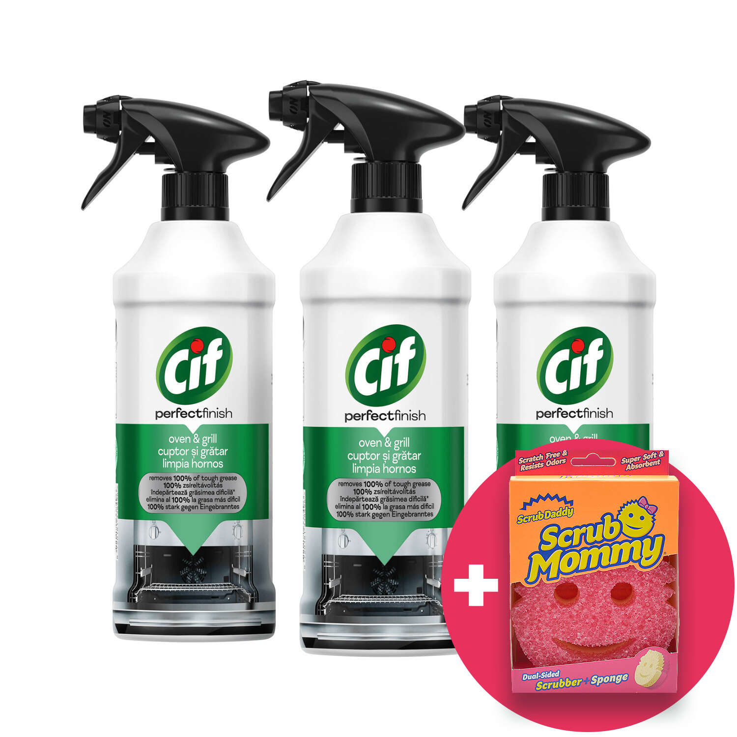 E-shop Cif Perfect Finish Sprej na rúry &amp; grily 3x435ml + Darčeková...