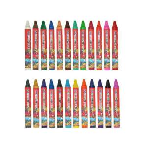 Creioane cerate Spirit, set de 24, culori variate, non-toxice, lavabile - Creioane cerate