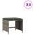 vidaXL 4 db szürke polyrattan kerti szék párnával 41 x 41 x 36 cm 94948449