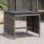 vidaXL 4 db szürke polyrattan kerti szék párnával 41 x 41 x 36 cm 94948449