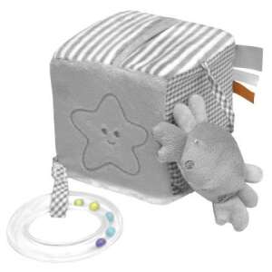 BabyBruin Kocka 3D-s tengeri állatokkal 10*10*10 cm szürke * 94951517 