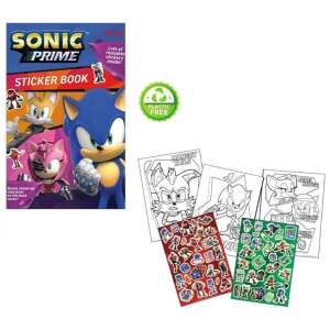 Sonic a sündisznó Prime színező + matrica szett 94954811 Foglalkoztató füzet, kifestő-színező