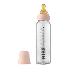 BIBS cumisüveg szett - Púder rózsaszín (225 ml) (0-3 hónap) 94955065 Cumisüvegek