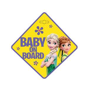Disney Baby on Board tábla - Jégvarázs 94955355 Baby on board jelzés