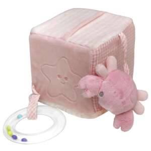 BabyBruin Kocka 3D-s tengeri állatokkal 10*10*10 cm rózsaszín 94955454 