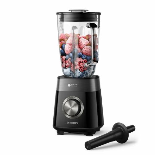 Philips HR3030/00 blender filled with berries, 1200W power, 2-liter capacity, ProBlend Plus technology