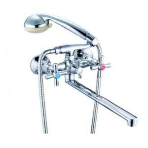 Króm zuhanykészlet kézi zuhanyrózsával, 10-es modell - Nonbrand Csaptelep