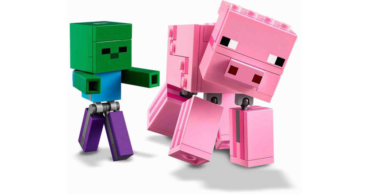 LEGO Minecraft 21157 BigFig malac Zombibabával | Pepita.hu