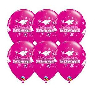 Qualatex Ballagási Lufi - Vadmálna - 28 cm - 1 db