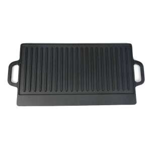 Milestone66 Double-Sided Cast Iron Griddle 50x23.5 cm 94963253 - Garden Grill, BBQ Accessory
