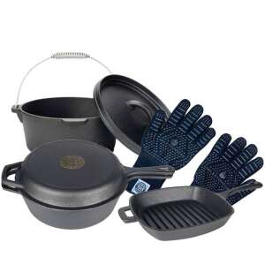 Milestone66 Cast Iron Basic Set - 5 pieces 105653658 - Cast Iron Cookware