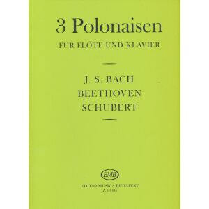 3 Polonaisen - fuvolára, zongorakísérettel 136047075 - Művészet & Építészet