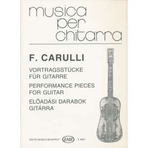 Ferdinando Carulli: Előadási darabok gitárra 94964178 