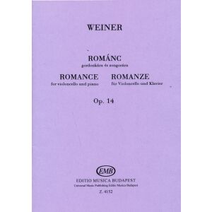 Weiner Leó: Románc op. 14 - gordonkára, zongorakísérettel 136044779 - Művészet & Építészet