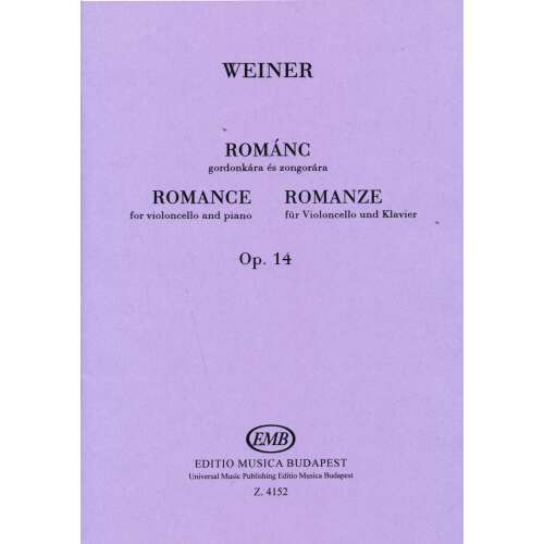 Weiner Leó: Románc op. 14 - gordonkára, zongorakísérettel