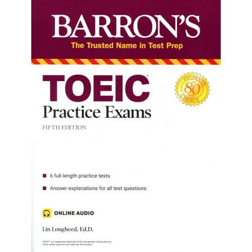 Barron's TOEIC Practice Exams 5th Edition with Online Audio