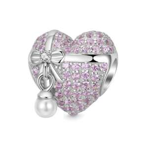 Pandora stílusú  ezüst charm -Szívem ajándékban 94966818 Nőknek