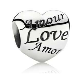Pandora stílusú  ezüst charm - Amour,Love,Amor 94966886 Nőknek