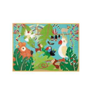 Scratch Europe - Dzsungel Állatok Kirakó - 100 darabos