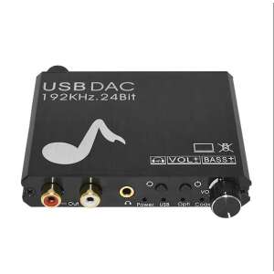 DAC USB hangkártya digitál digitális-analóg audio átalakító 192 khz-es 24 bit 94973507 