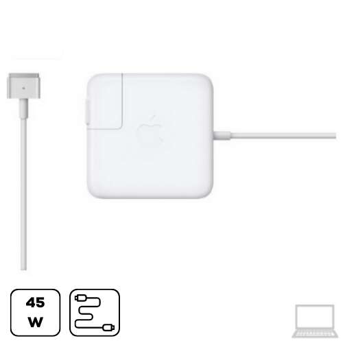 Adaptor Apple Magsafe 2, 45W (Macbook Air), alb