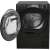 Candy RapidÓ Pro RPEH9A2TBCEBX-S 9kg heat pump dryer, black, open door