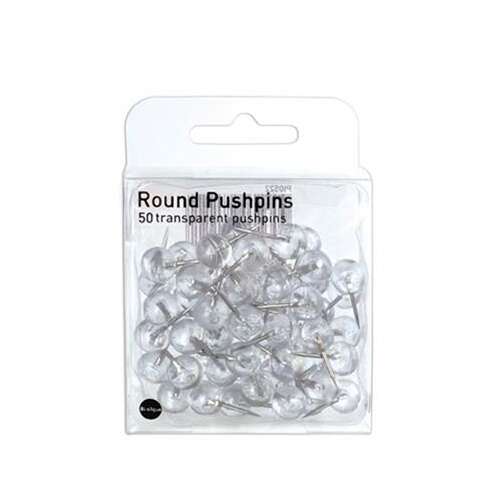 50 db átlátszó kerek térképtű