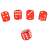 Red dice for the Texas Hold'em poker set with 300 chips