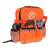 Orange tool backpack for kids with tools like hammer, wrench, pliers, and screwdriver