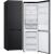 LG GBV3100EEP Черен хладилник с фризер - пълен изглед