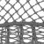 Close-up of Springos grey macrame hanging chair net