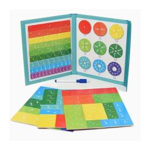 Joc educativ magnetic de fracții matematice 95011718 - Jocuri educative pentru școlari