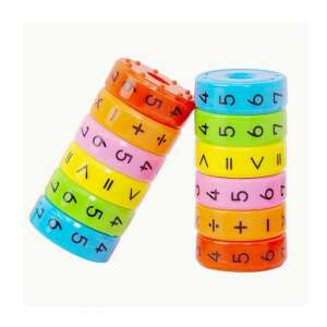 Jucărie magnetică de matematică educațională pentru numărare cu numere și simboluri, două stive - Jocuri educative pentru școlari