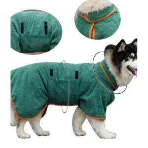 Halat de baie pentru câini cu uscare rapidă, prosop pentru câini, haină de uscare pentru câini, halat de baie pentru uscarea câinilor, halat de baie pentru câinii uzi - Haine pentru câini