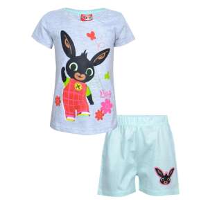 Bing letné pyžamo pre dievčatá, veľkosť 4-5 rokov (110 cm), s postavičkou Binga na sivom tričku a mentovo zelených šortkách - Bábätká & Batoľatá