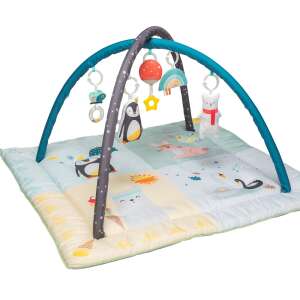 Taf Toys interactive play mat with arch, North Pole theme, blue and yellow, baby play mat, baby gym, developmental toy - Baby Gyms & Play Mat