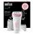 Braun Silk-épil 7 7-030 Epilator, white and pink, with a wide head, for up to 4 weeks of smooth skin