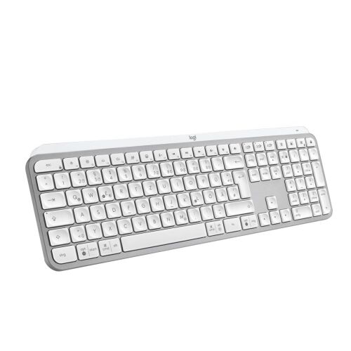 Logitech MX Keys S vezeték nélküli billentyűzet (világosszürke) - német kiosztás 180302155 - Logitech