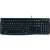 Logitech K120 Wired Keyboard, black, full-size, with number pad