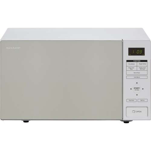 Sharp RBS232TM Microwave Oven, 23L, 900W, 8 Power Levels, Child Lock, Grey