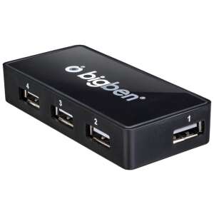 Bigben Interactive XB1MULTIHUB USB 2.0 HUB (4 port) Vedere înclinată neagră - Bigben Interactive