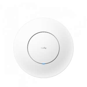 Cudy AP1300-P AC1200 Dual-Band Gigabit Deckenmontage-Access Point, weiß, Vorderansicht - Cudy