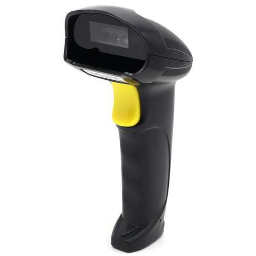 Qoltec 50853 Handheld-Barcode-Scanner, schwarz