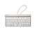 R-Go Tools Split Break Wireless Tastatur - Weiß - Englisch (US) Draufsicht