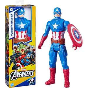 Hasbro Marvel Avengers Titan Hero Seria Figurka Akcji Kapitana Ameryki z Tarczą - Hasbro
