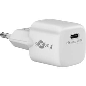 Goobay 65404 USB Type-C GaN Netzteil, Weiß, 20W - Goobay