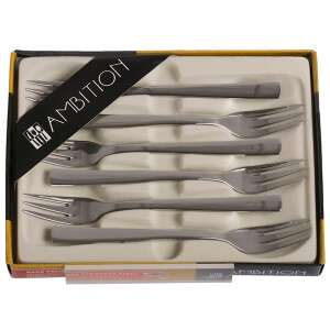 Ambition S.Prato desszertvillák, rozsdamentes acél, 6 darabos készlet - Villa