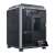 Creality K1C 3D printer, black and gray, side view